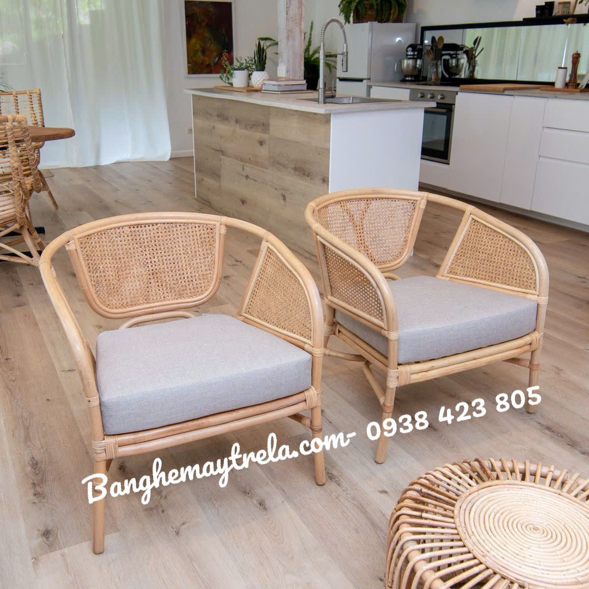 Ghế mây đơn đọc sách